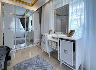 Двухкомнатная квартира, 75м², с дизайнерским и интерьером в доме городского типа в 600м от моря в центре Алании ID-18316 фото-16