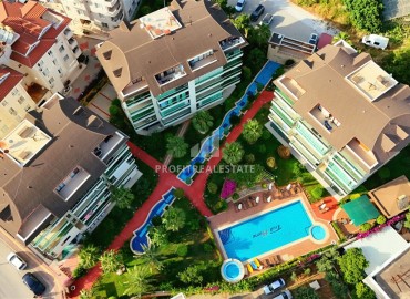 Элитный дуплекс-пентхаус 5+1, 160м², в центре района Оба в уютном комплексе, Алания, возможно под ВНЖ ID-18325 фото-2