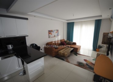 Стильная квартира с одной спальней, 65м², с потрясающим видом в элитном комплексе в районе Алании – Тосмур под ВНЖ ID-18333 фото-2