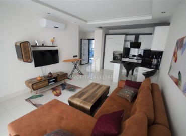 Стильная квартира с одной спальней, 65м², с потрясающим видом в элитном комплексе в районе Алании – Тосмур под ВНЖ ID-18333 фото-5