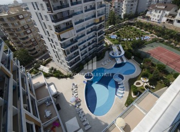 Стильная квартира с одной спальней, 65м², с потрясающим видом в элитном комплексе в районе Алании – Тосмур под ВНЖ ID-18333 фото-12