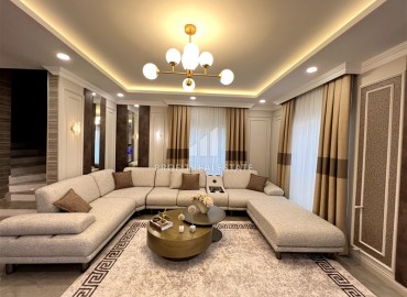 Фешенебельная новая вилла 4+1, 280м² с потрясающим видом, в элитной резиденции в районе Алании – Каргыджак ID-18337 фото-2