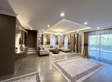 Фешенебельная новая вилла 4+1, 280м² с потрясающим видом, в элитной резиденции в районе Алании – Каргыджак ID-18337 фото-7