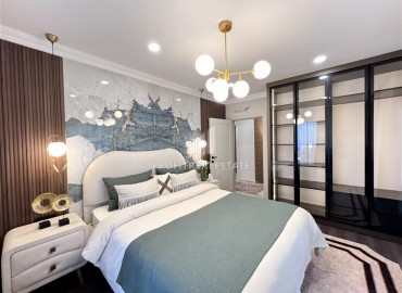 Фешенебельная новая вилла 4+1, 280м² с потрясающим видом, в элитной резиденции в районе Алании – Каргыджак ID-18337 фото-12