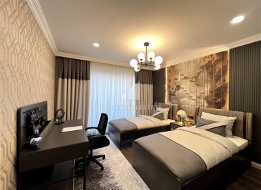 Фешенебельная новая вилла 4+1, 280м² с потрясающим видом, в элитной резиденции в районе Алании – Каргыджак ID-18337 фото-13