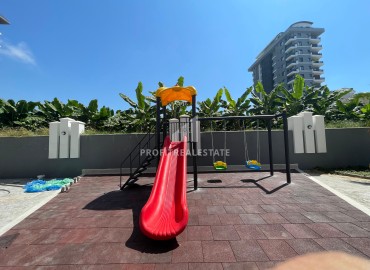 One-bedroom apartment at the final stage of construction, 400 m from the sea, in a new building with facilities, Mahmutlar, Alanya ID-16203 фото-6