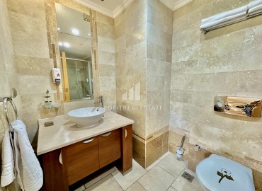 Уютная трехкомнатная квартира, 100м², в элитном комплексе с собственным пляжем в районе Каргыджак, Алания ID-18342 фото-6