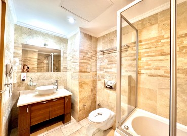 Уютная трехкомнатная квартира, 100м², в элитном комплексе с собственным пляжем в районе Каргыджак, Алания ID-18342 фото-7