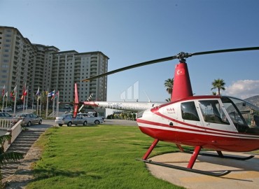 Уютная трехкомнатная квартира, 100м², в элитном комплексе с собственным пляжем в районе Каргыджак, Алания ID-18342 фото-13