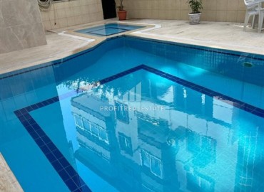 Меблированная двухкомнатная квартира, 45м², в комплексе с бассейном в центре Алании, в 350м от Средиземного моря ID-18343 фото-16