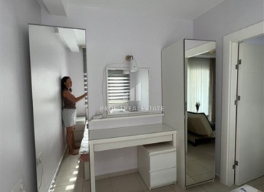 Уютная меблированная квартира 1+1, 50м², в резиденции с отличной локацией в 300м от моря в районе Оба, Алания ID-18346 фото-9