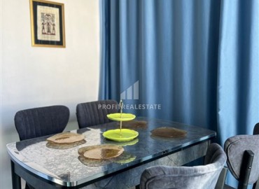 Уютная меблированная квартира 1+1, 50м², в резиденции с отличной локацией в 300м от моря в районе Оба, Алания ID-18346 фото-12