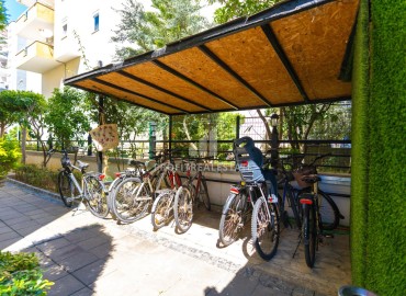 Уютная меблированная квартира 1+1, 50м², в резиденции с отличной локацией в 300м от моря в районе Оба, Алания ID-18346 фото-14