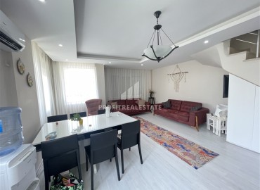 Уютный дуплекс с двумя спальнями, 145м², в комплексе с хорошей инфраструктурой в Джикджилли, Алания под ВНЖ ID-18352 фото-4