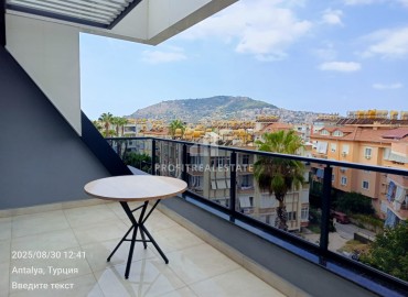 Новая меблированная квартира на аренду планировки дуплекс 2+1, центр Алании, 500м от моря. ID-18330 фото-10