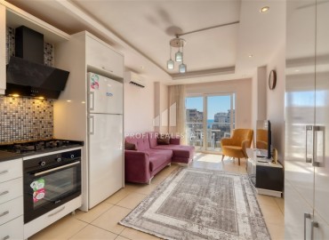 Меблированный пентхаус 2+1, 95м², с видом на море в резиденции с крытым бассейном у рынка в Махмутларе, Алания ID-18360 фото-2