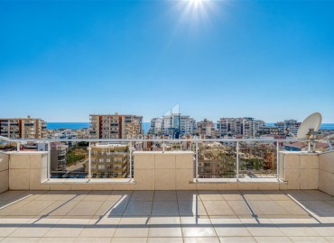 Меблированный пентхаус 2+1, 95м², с видом на море в резиденции с крытым бассейном у рынка в Махмутларе, Алания ID-18360 фото-9
