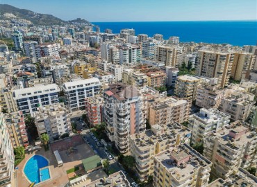 Меблированный пентхаус 2+1, 95м², с видом на море в резиденции с крытым бассейном у рынка в Махмутларе, Алания ID-18360 фото-10