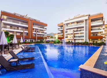 Квартира с двумя спальнями, 115м², с мебелью и бытовой техникой в комплексе премиум класса в районе Оба, Алания, под ВНЖ ID-18361 фото-20