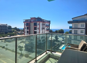 Элегантная квартира с двумя спальнями, 85м², с видом на море в новом комплексе премиум класса в Каргыджаке, Алания ID-18363 фото-17