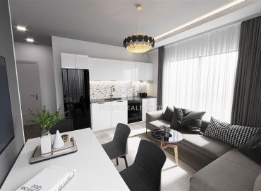 Двухкомнатные и трехкомнатные квартиры, 45-70м², в малоквартирном проекте с парковкой в Анталии, Кепез ID-18369 фото-6