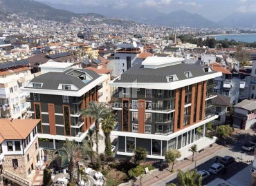 Супер предложение для ваших инвестиций: 2+1, 3+1, 64-117м² в комплексе на этапе проекта в центре Алании, в 400м от Клеопатры под ВНЖ ID-17945 фото-1