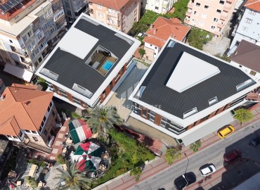 Супер предложение для ваших инвестиций: 2+1, 3+1, 64-117м² в комплексе на этапе проекта в центре Алании, в 400м от Клеопатры под ВНЖ ID-17945 фото-5