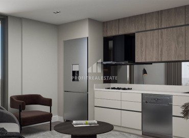 Последние квартиры с одной и двумя спальнями, 55-100м², с рассрочкой, в доме на этапе строительства в Анталии, Кепез ID-18377 фото-3