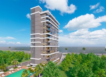 Элитная недвижимость на этапе проекта с шикарной локацией на берегу Средиземного моря в Махмутларе, Алания, 57,5-187м² ID-16383 фото-2