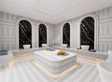 Элитная недвижимость на этапе проекта с шикарной локацией на берегу Средиземного моря в Махмутларе, Алания, 57,5-187м² ID-16383 фото-11