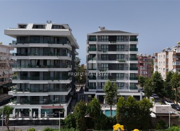 Квартиры-студии, двухкомнатные и трехкомнатные квартиры, 31-65м², в новом проекте в центре Алании, 50м от моря ID-13066 фото-8