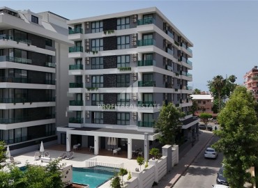 Квартиры-студии, двухкомнатные и трехкомнатные квартиры, 31-65м², в новом проекте в центре Алании, 50м от моря ID-13066 фото-9