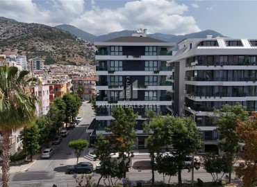 Квартиры-студии, двухкомнатные и трехкомнатные квартиры, 31-65м², в новом проекте в центре Алании, 50м от моря ID-13066 фото-12