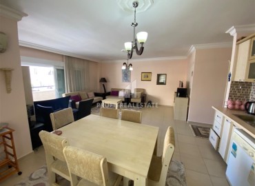 Меблированная квартира с двумя спальнями, 110м², в комплексе с бассейном у вторничного рынка в Махмутларе, Алания ID-18388 фото-3