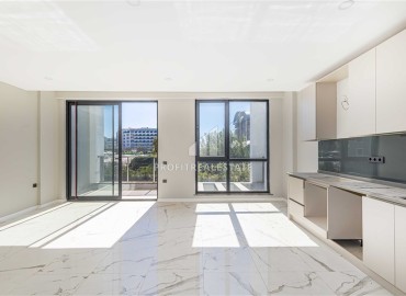 Дуплекс с двумя спальнями в стиле «лофт», 85м², в комплексе премиум класса в 300м от моря в районе Каргыджак, Алания ID-18392 фото-3