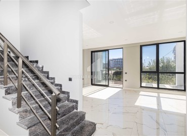 Дуплекс с двумя спальнями в стиле «лофт», 85м², в комплексе премиум класса в 300м от моря в районе Каргыджак, Алания ID-18392 фото-5