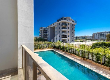 Дуплекс с двумя спальнями в стиле «лофт», 85м², в комплексе премиум класса в 300м от моря в районе Каргыджак, Алания ID-18392 фото-16