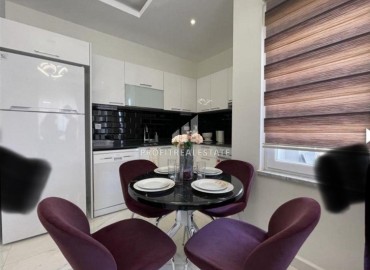 Стильные апартаменты 1+1, 55м², в элитном комплексе в 300 метрах от моря в районе Кестель, Алания ID-18398 фото-3