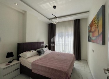 Стильные апартаменты 1+1, 55м², в элитном комплексе в 300 метрах от моря в районе Кестель, Алания ID-18398 фото-9