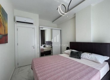 Стильные апартаменты 1+1, 55м², в элитном комплексе в 300 метрах от моря в районе Кестель, Алания ID-18398 фото-10