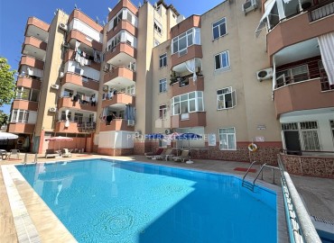 Трехкомнатная квартира, 100м², с отдельной кухней в резиденции с бассейном в 350м от моря в районе Оба, Алания ID-18400 фото-1