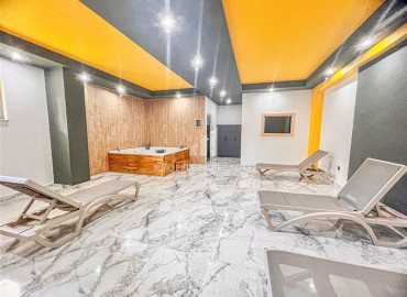 Новая квартира с одной спальней, 50м², в комфортабельном комплексе, в 550м от моря в районе Тосмур, Алания ID-18404 фото-19