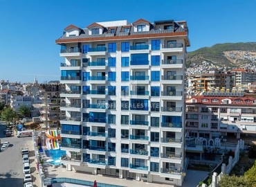 Комфортабельные двухкомнатные апартаменты, 53м², в элитном комплексе в центре Алании, в 700м от моря ID-18406 фото-1