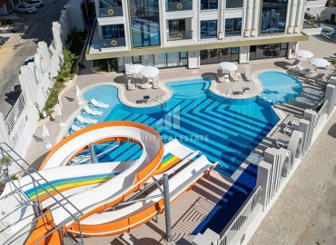 Комфортабельные двухкомнатные апартаменты, 53м², в элитном комплексе в центре Алании, в 700м от моря ID-18406 фото-9