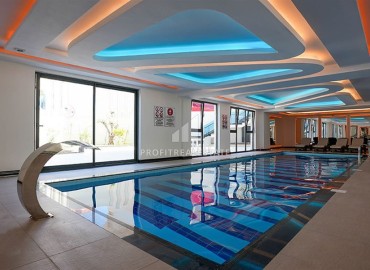 Комфортабельные двухкомнатные апартаменты, 53м², в элитном комплексе в центре Алании, в 700м от моря ID-18406 фото-11