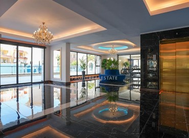 Комфортабельные двухкомнатные апартаменты, 53м², в элитном комплексе в центре Алании, в 700м от моря ID-18406 фото-17