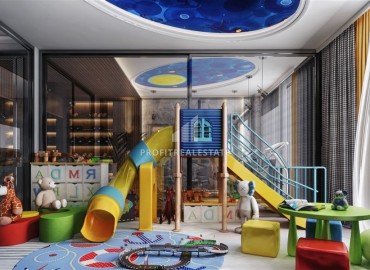 Новый инвестиционный проект с хорошей инфраструктурой в 300м от моря в районе Кестель, Алания, квартиры 49-145м² ID-18407 фото-8