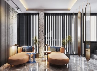 Новый инвестиционный проект с хорошей инфраструктурой в 300м от моря в районе Кестель, Алания, квартиры 49-145м² ID-18407 фото-9