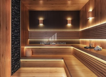 Новый инвестиционный проект с хорошей инфраструктурой в 300м от моря в районе Кестель, Алания, квартиры 49-145м² ID-18407 фото-14