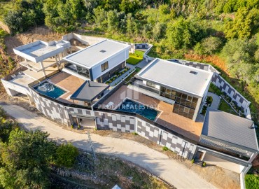 Фешенебельная новая частная вилла 4+1, 275м², с роскошным видом в элитном районе Алании Кестель под гражданство ID-18410 фото-1